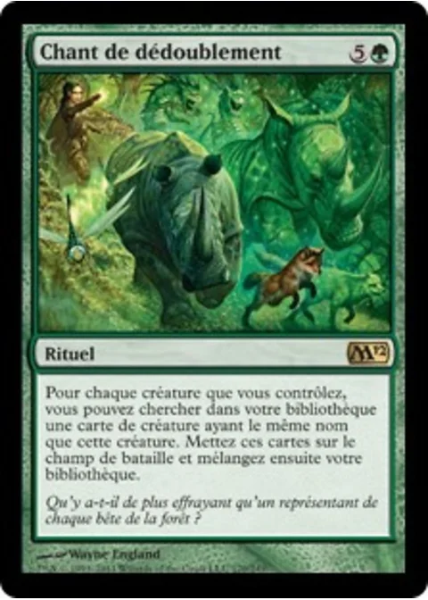 Chant de dédoublement