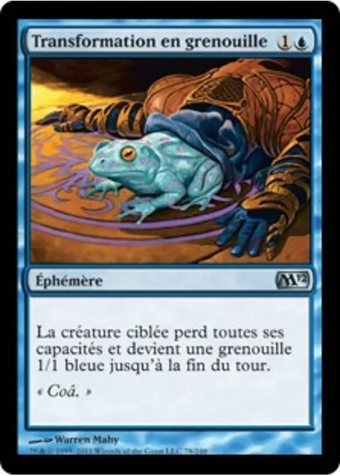 Transformation en grenouille