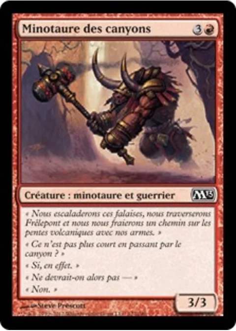 Minotaure des canyons