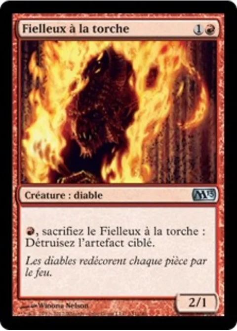 Fielleux à la torche