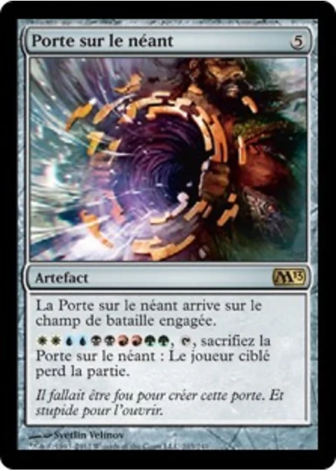 Porte sur le néant