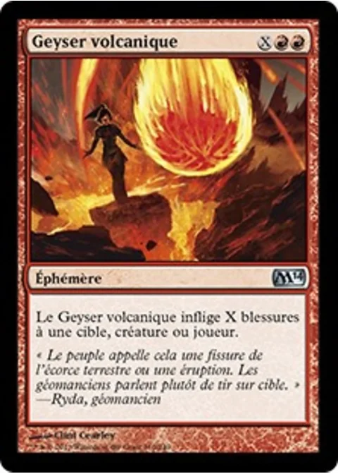 Geyser volcanique