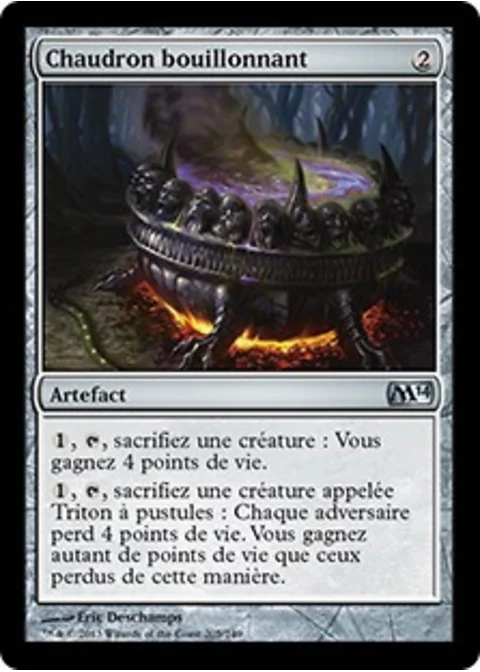 Chaudron bouillonnant