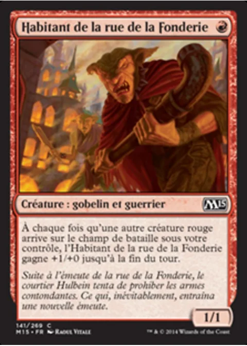 Habitant de la rue de la Fonderie