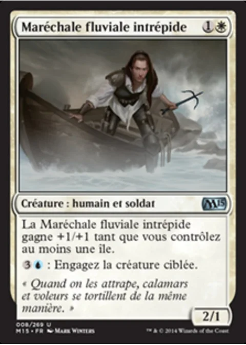 Maréchale fluviale intrépide