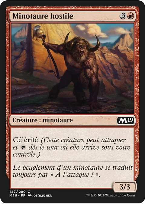 Minotaure hostile