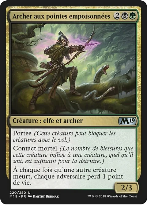 Archer aux pointes empoisonnées