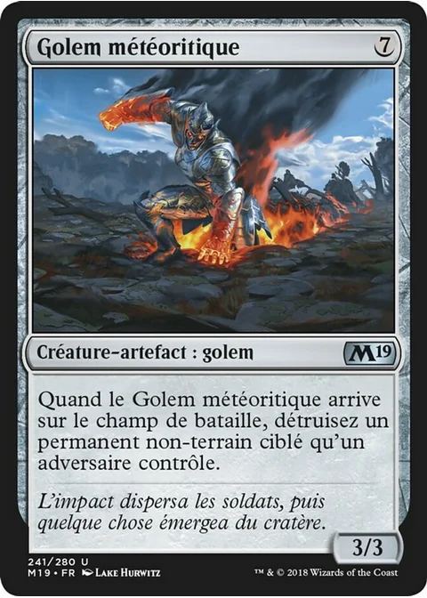 Golem météoritique