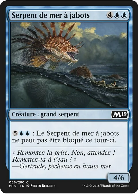 Serpent de mer à jabots