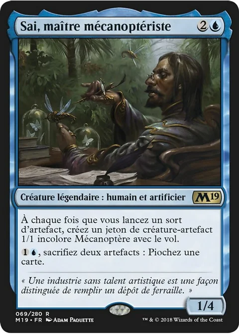 Sai, maître mécanoptériste