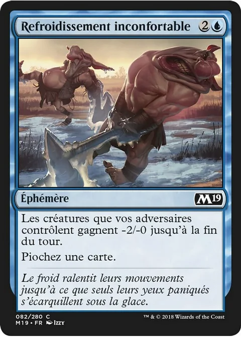 Refroidissement inconfortable