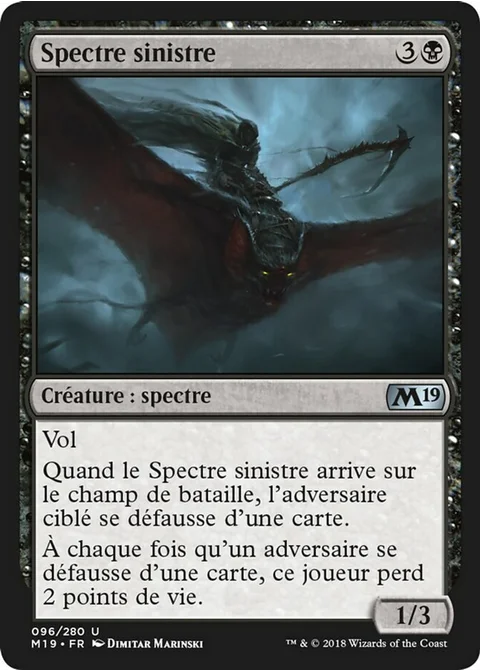 Spectre sinistre
