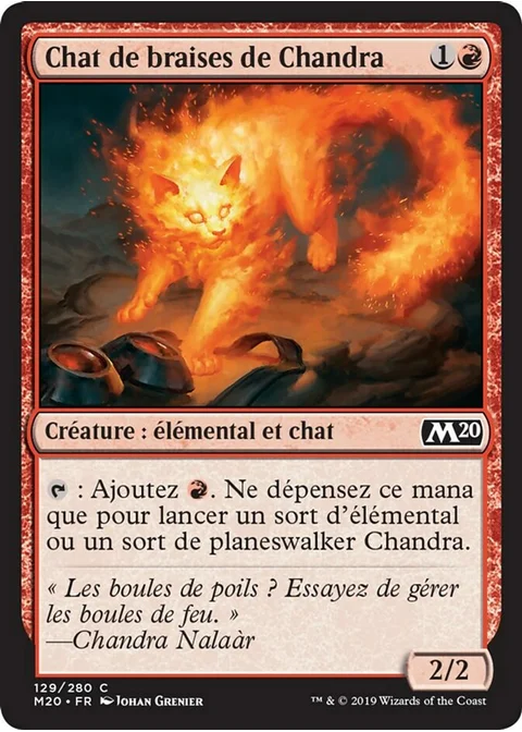 Chat de braises de Chandra