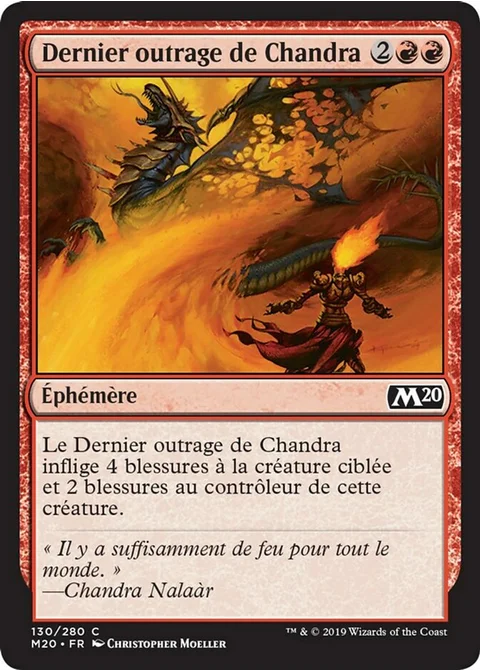 Dernier outrage de Chandra