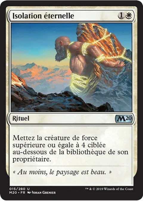 Isolation éternelle