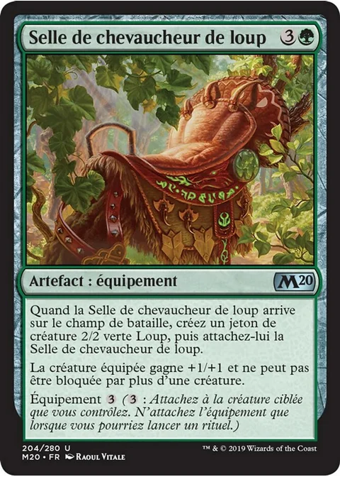 Selle de chevaucheur de loup