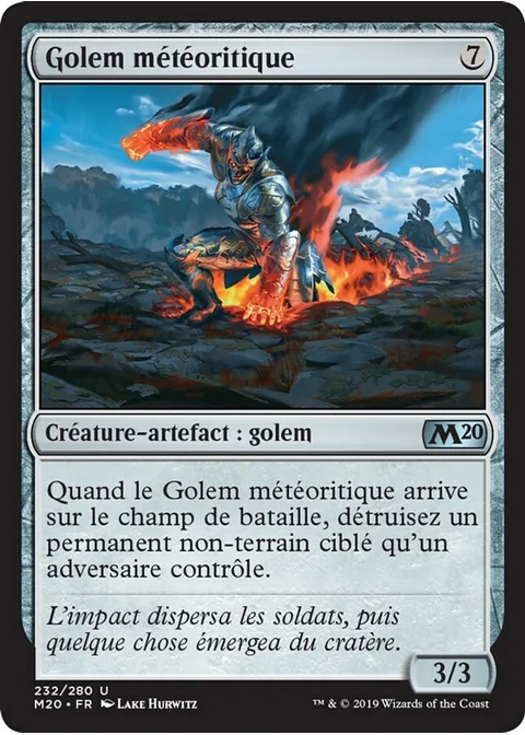 Golem météoritique