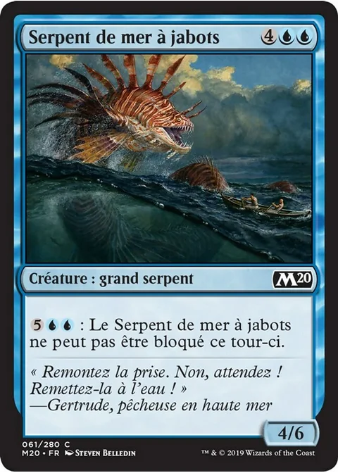 Serpent de mer à jabots