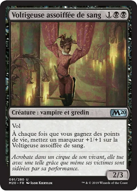 Voltigeuse assoiffée de sang