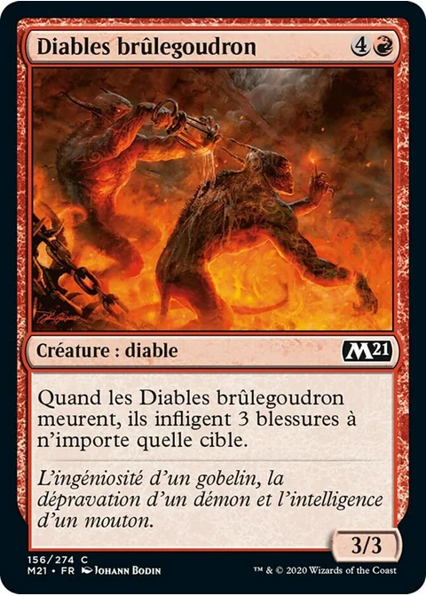 Diables brûlegoudron
