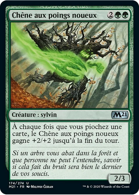 Chêne aux poings noueux