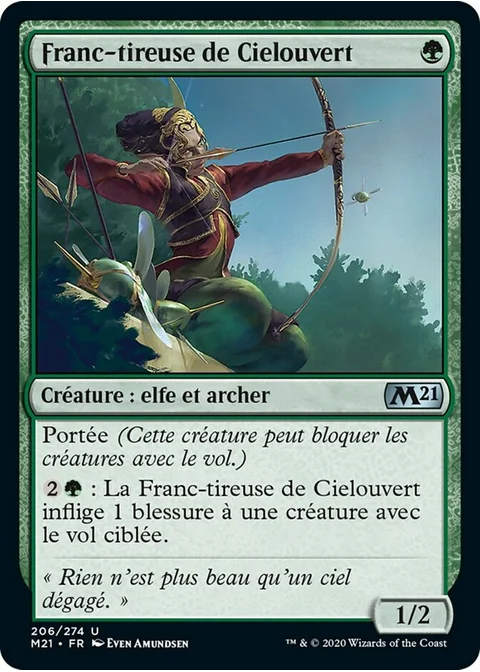 Franc-tireuse de Cielouvert