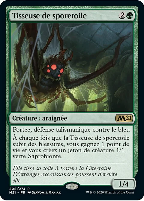 Tisseuse de sporetoile