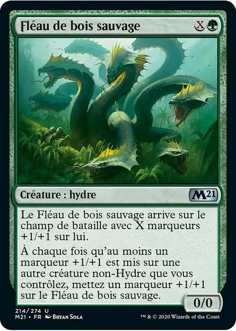 Fléau de bois sauvage