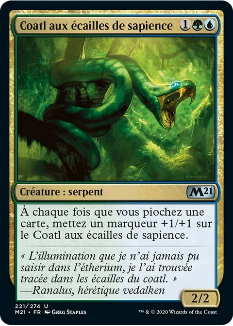 Coatl aux écailles de sapience