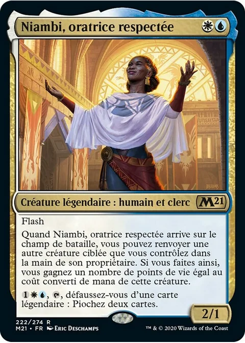 Niambi, oratrice respectée