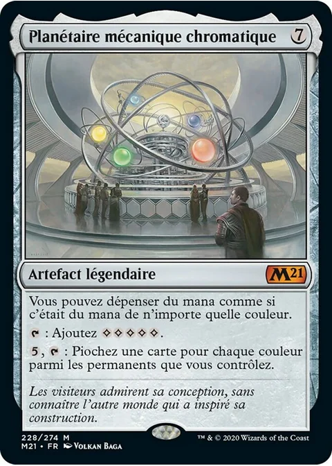 Planétaire mécanique chromatique