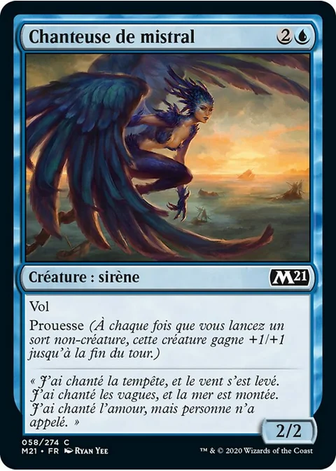 Chanteuse de mistral