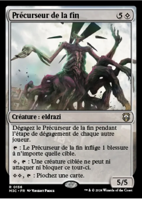 Précurseur de la fin