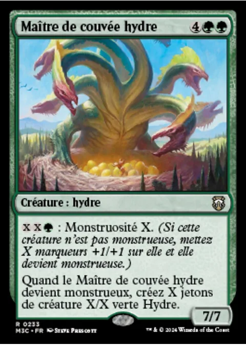 Maître de couvée hydre