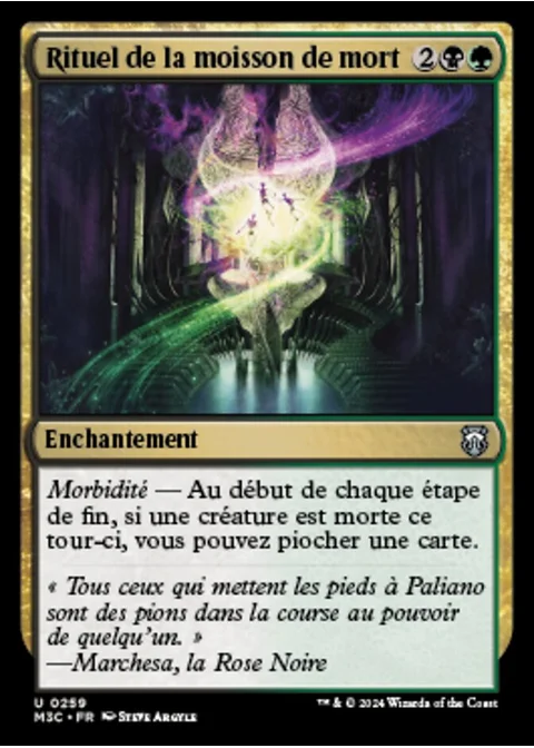 Rituel de la moisson de mort