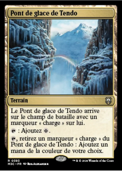 Pont de glace de Tendo