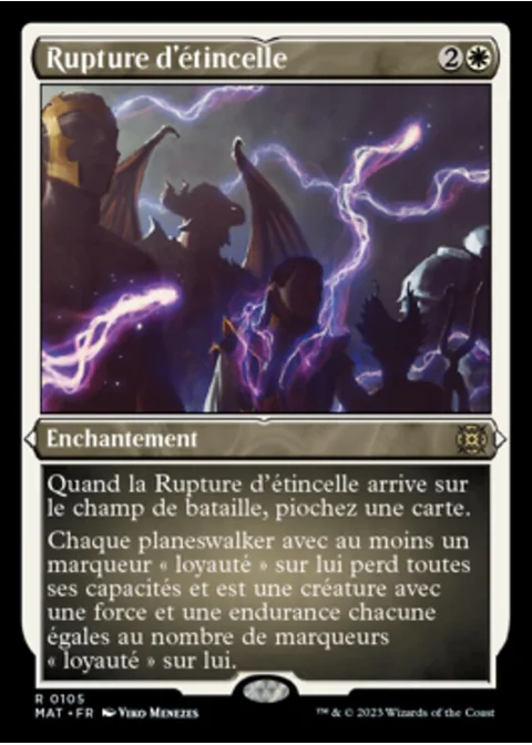 Rupture d'étincelle