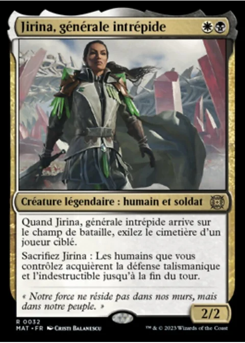 Jirina, générale intrépide