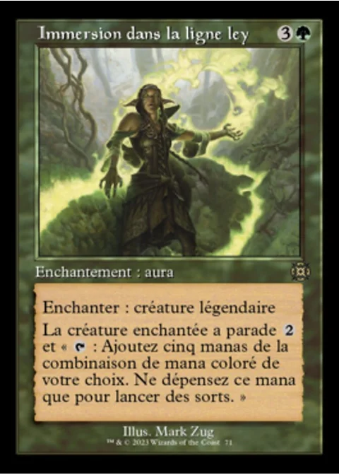 Immersion dans la ligne ley