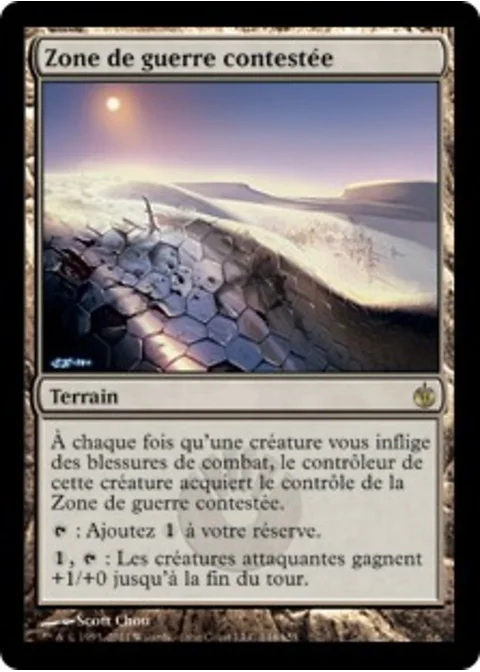 Zone de guerre contestée