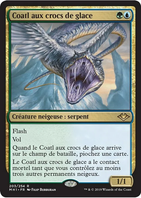 Coatl aux crocs de glace