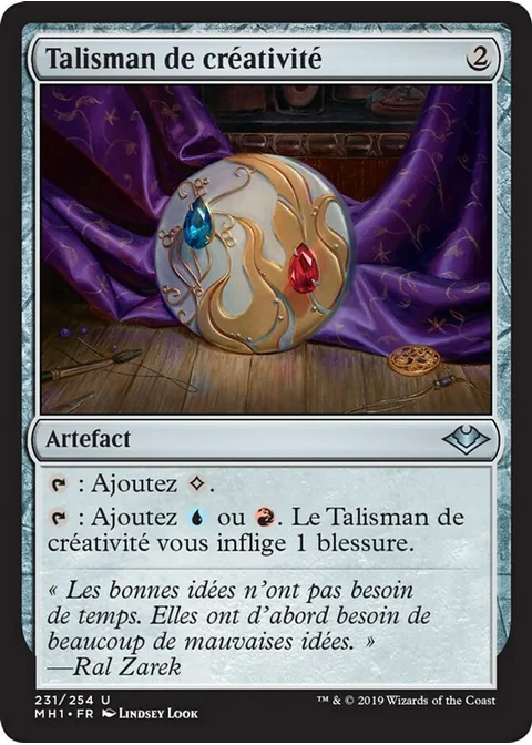 Talisman de créativité