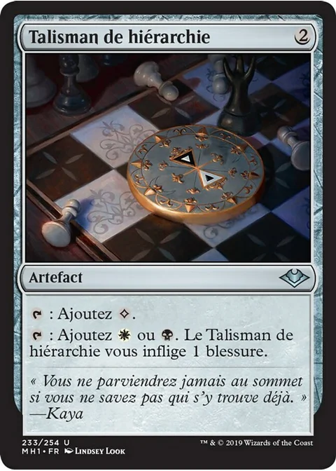 Talisman de hiérarchie