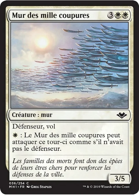 Mur des mille coupures