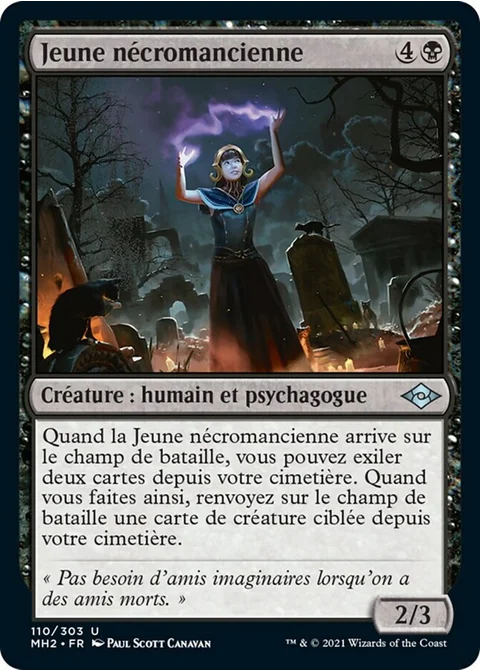 Jeune nécromancienne