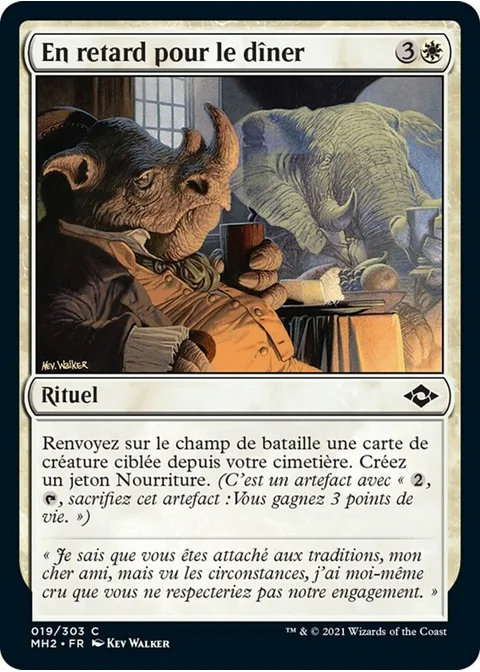 En retard pour le dîner