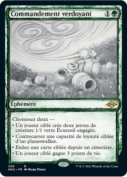 Commandement verdoyant