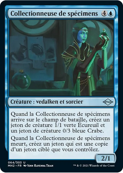 Collectionneuse de spécimens