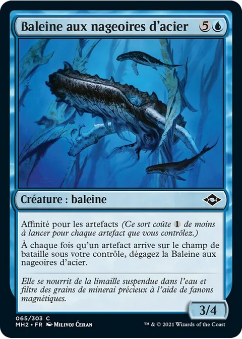 Baleine aux nageoires d'acier