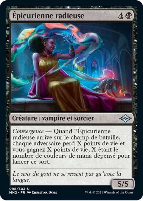 Épicurienne radieuse